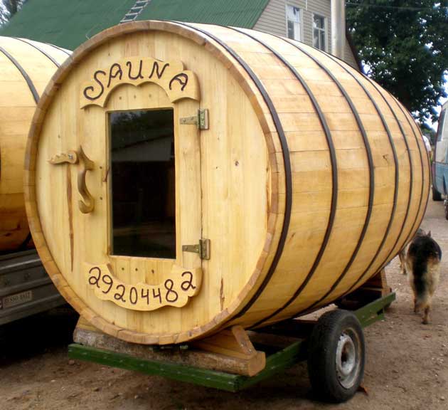 Umsetzbare Sauna